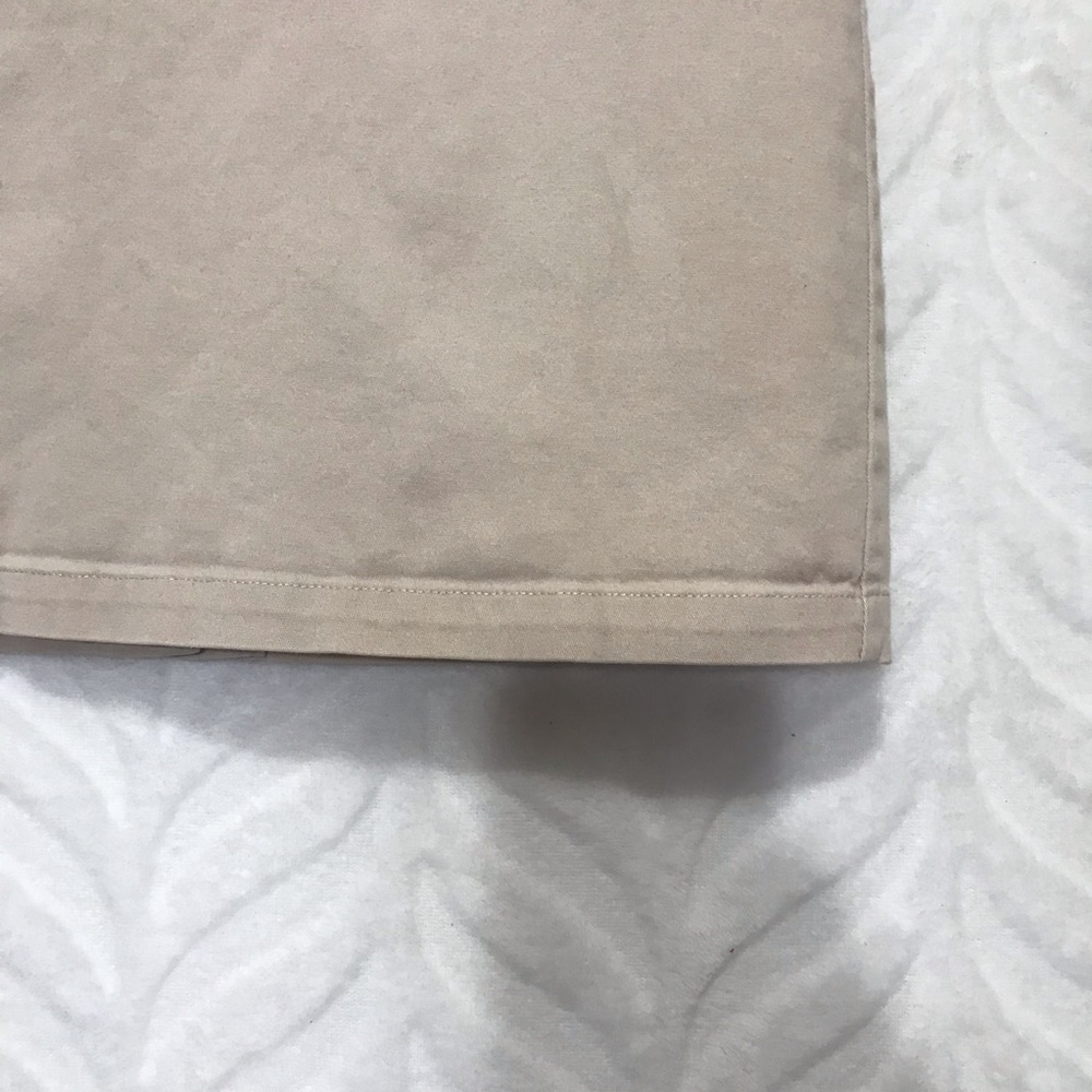 Boston Proper Mini Skirt Khaki Tan Size 4 - Picture 5 of 8